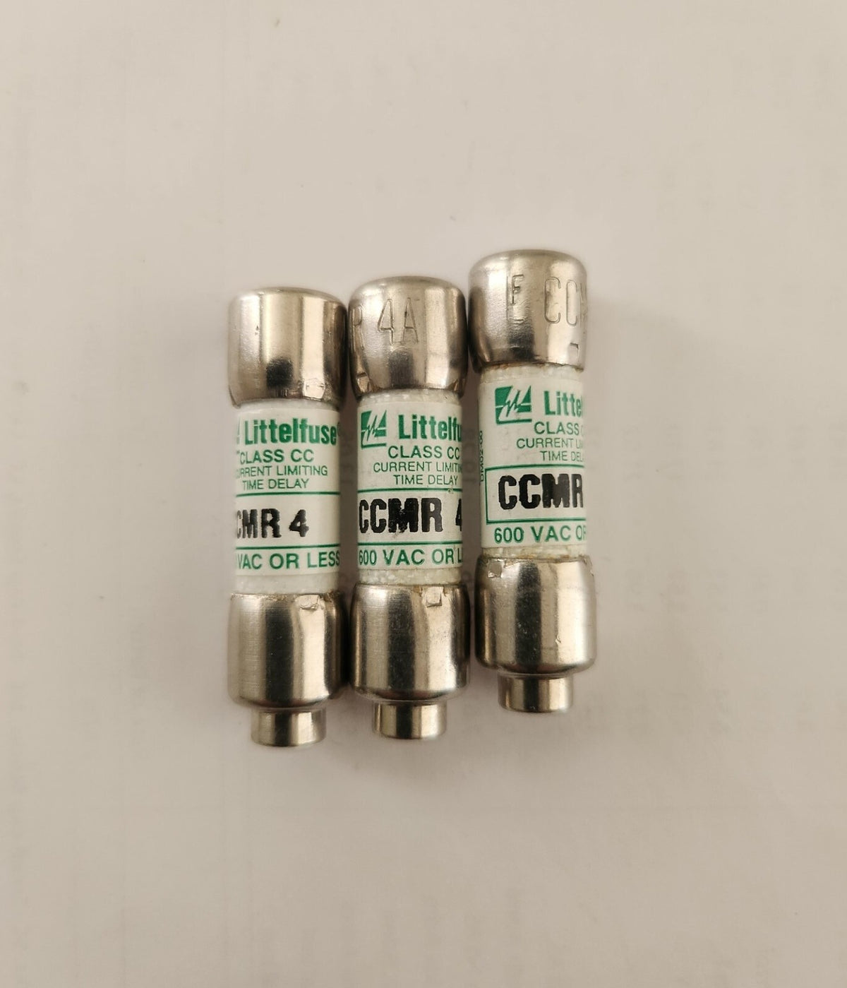 Littelfuse CCMR-4 Time-Delay Fuse 4A 600VAC 300VDC Class CC