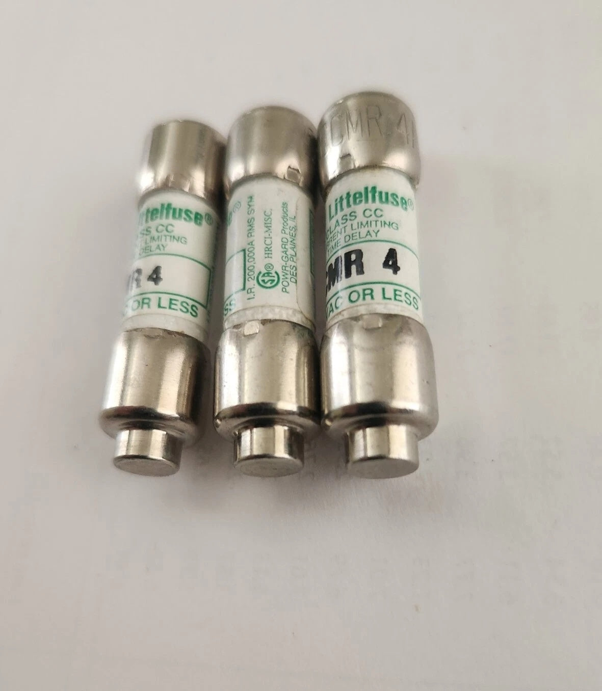 Littelfuse CCMR-4 Time-Delay Fuse 4A 600VAC 300VDC Class CC