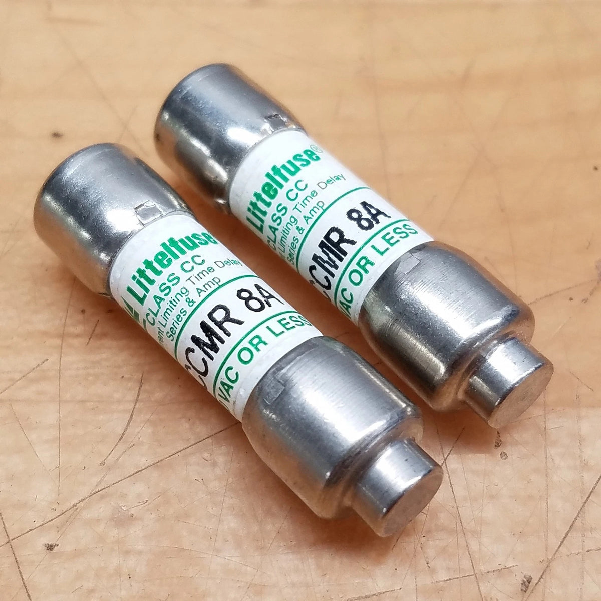 Littelfuse CCMR-8 Time-Delay Fuse 8A 600VAC 250VDC Class CC
