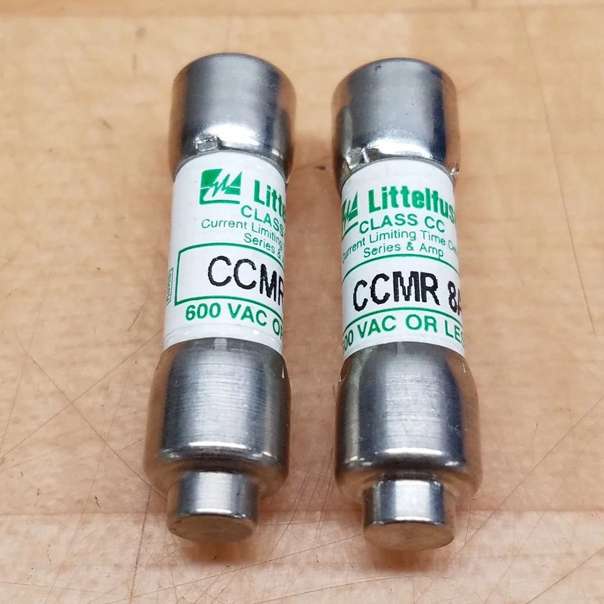 Littelfuse CCMR-8 Time-Delay Fuse 8A 600VAC 250VDC Class CC
