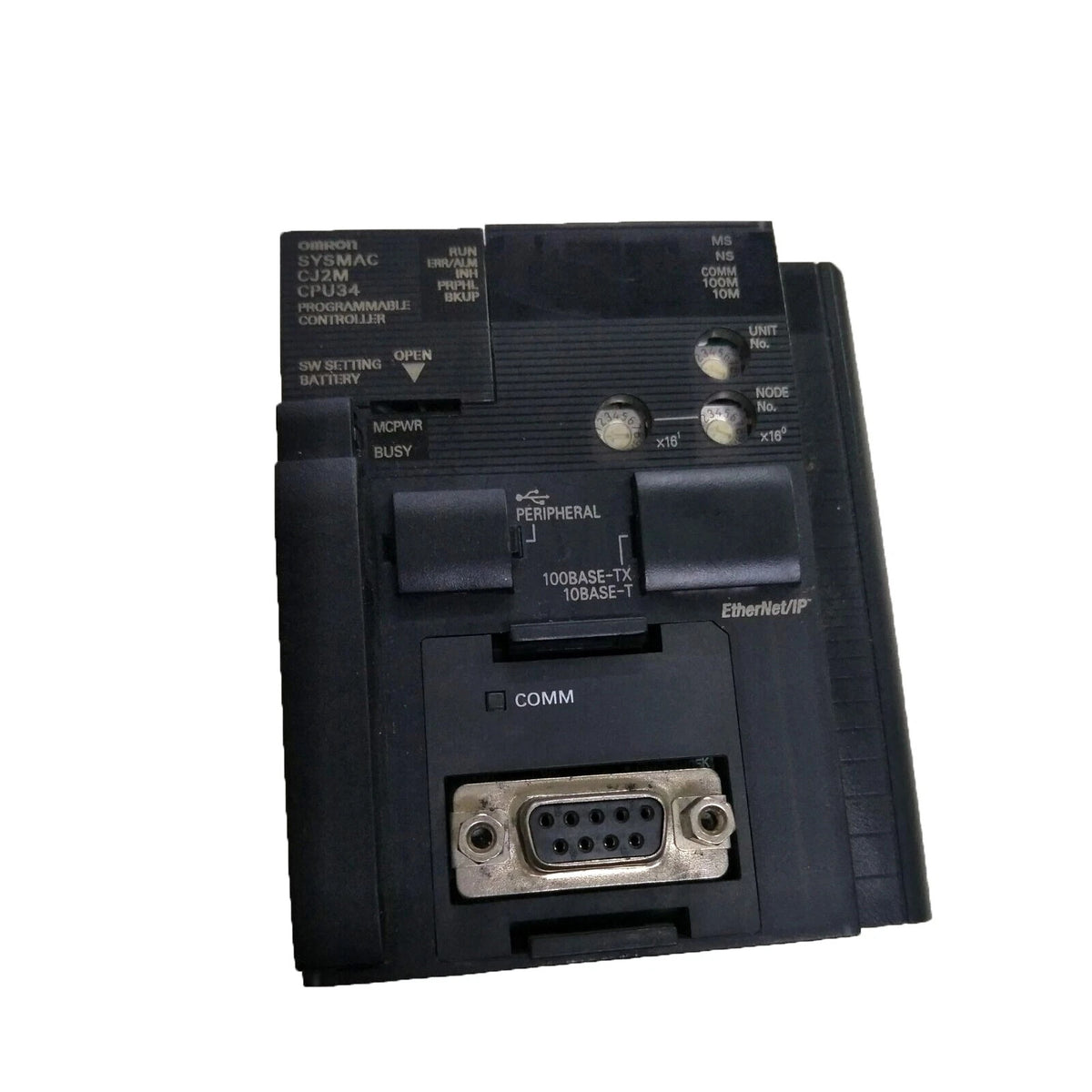 Omron CJ2M-CPU34 CPU Unit 24VDC 34K Steps 256 I/O