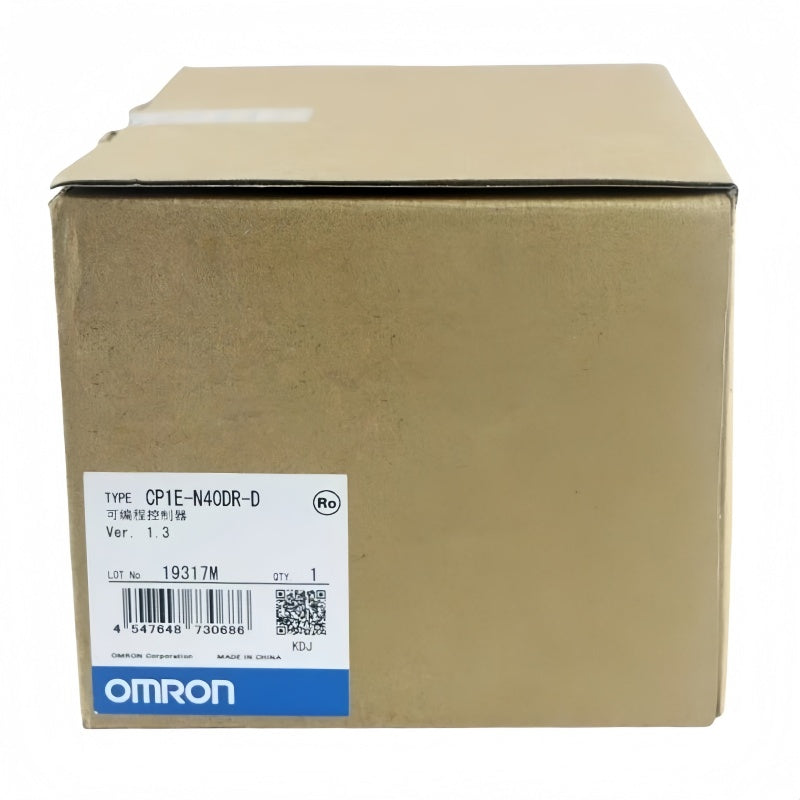Omron CP1E-N40DR-D CP1E CPU Module 40 I/O Relay Output for Machine Control