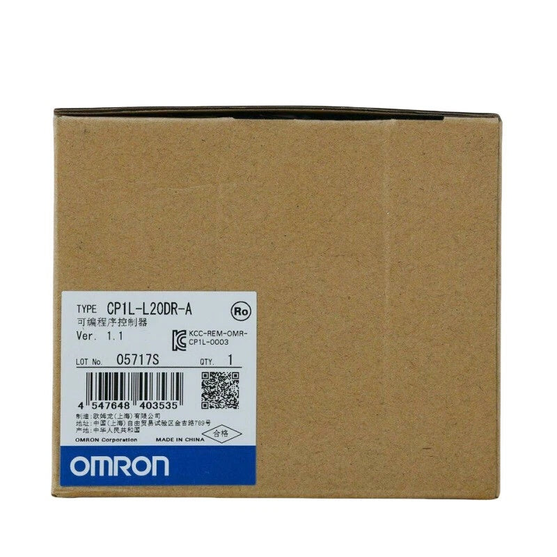 Omron CP1L-L20DR-A Module with 20 I/O and Relay Outputs for Machine Control