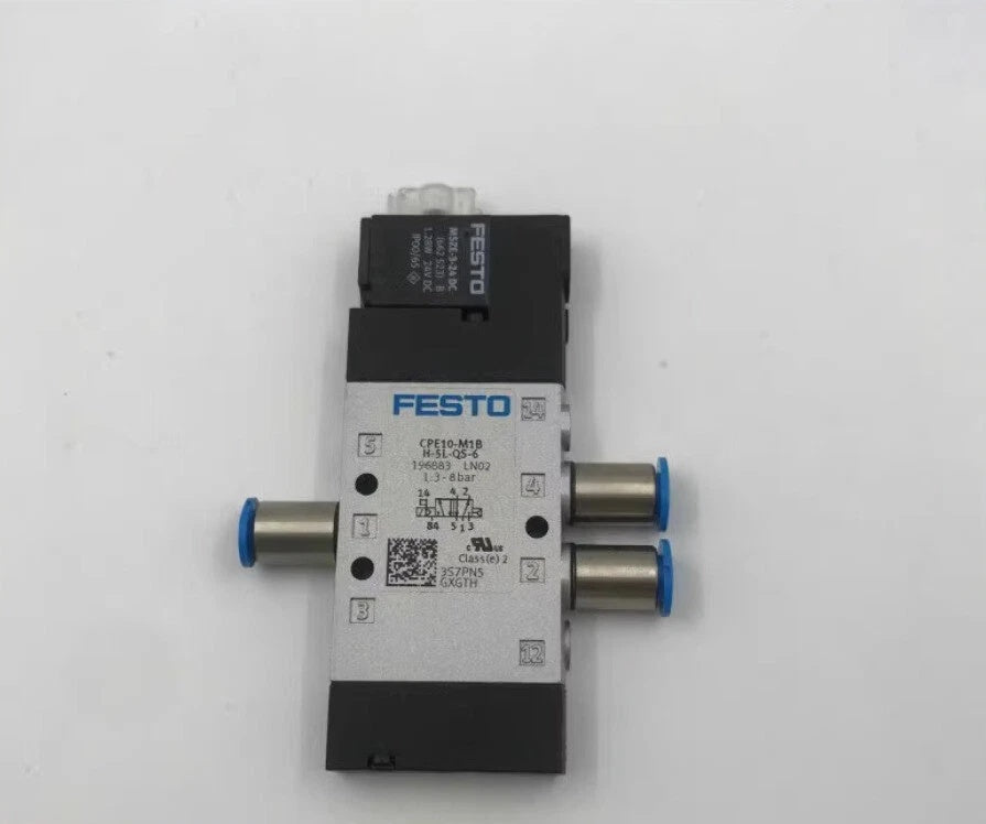 FESTO CPE10-M1BH-5L-QS-6 Solenoid Valve 5/2-Way 24V DC 320 l/min