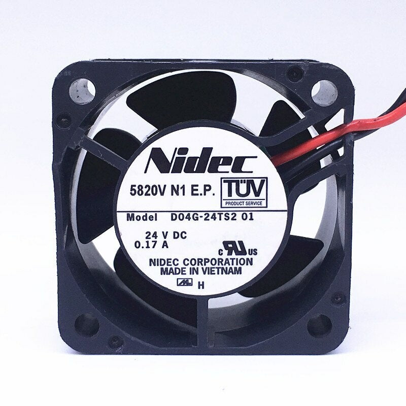 Nidec D04G-24TS2 01 DC Axial Cooling Fan 24V 0.17A 40x40x20mm