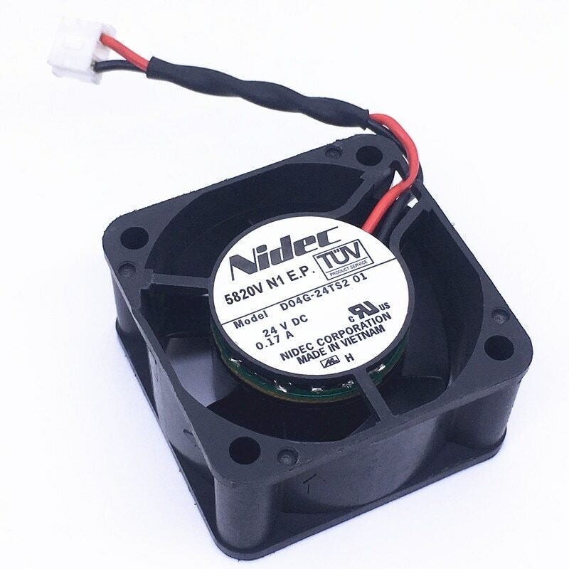 Nidec D04G-24TS2 01 DC Axial Cooling Fan 24V 0.17A 40x40x20mm