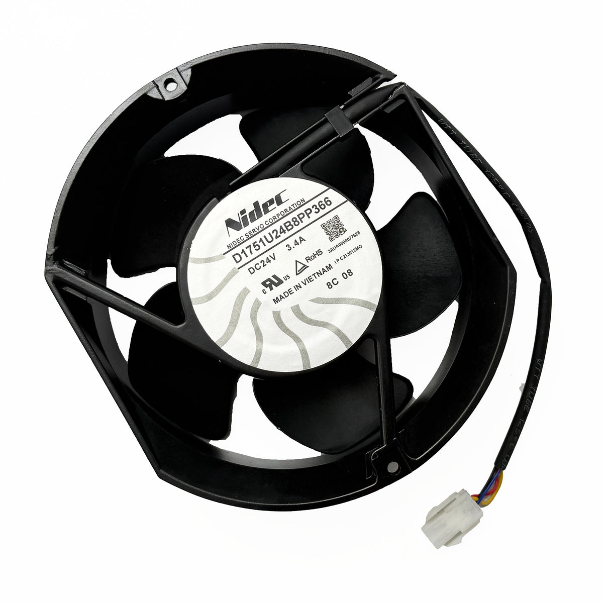 Nidec D1751U24B8PP366 DC Axial Fan 24V 3.4A 172x150x51mm