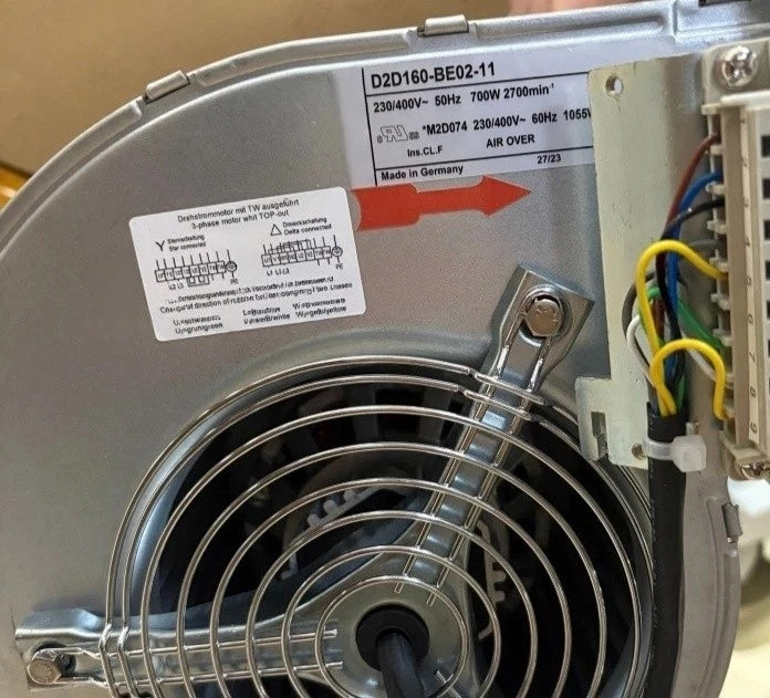 Ebmpapst D2D160-BE02-11 Centrifugal Fan 230/400VAC 160mm 700/1055W