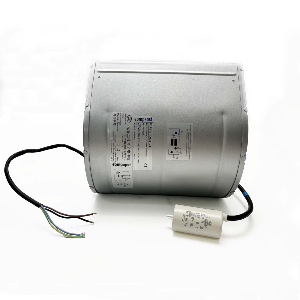 Ebmpapst D2E133-AM35-B4 Centrifugal Fan 230VAC 133mm 80W