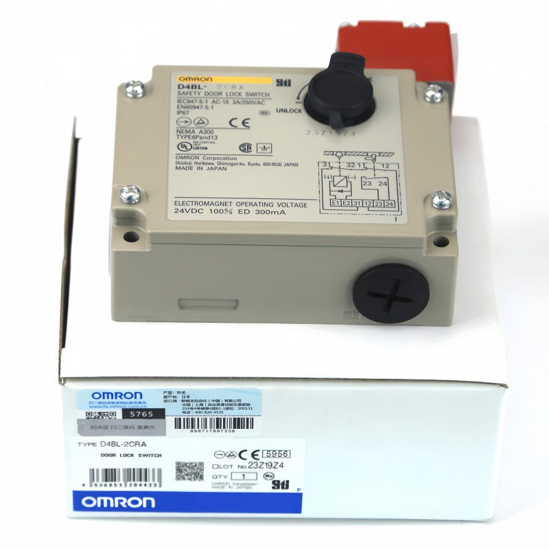 Omron D4BL-2CRA Guard Lock Safety-Door Switch for Machine Guarding
