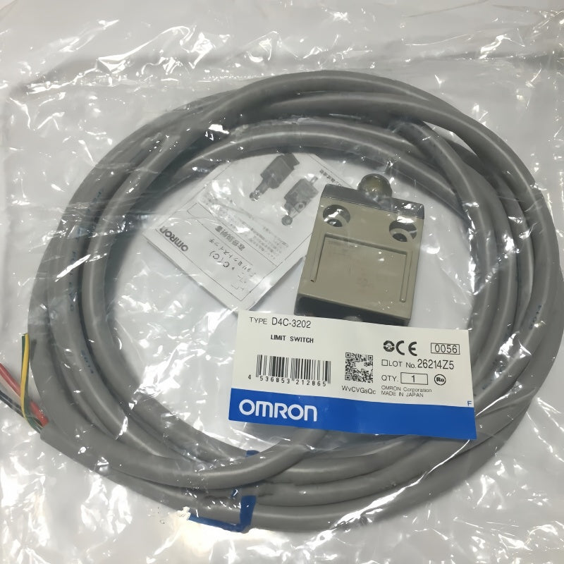 Omron D4C-3202 Switch with Roller Plunger for Machine Control