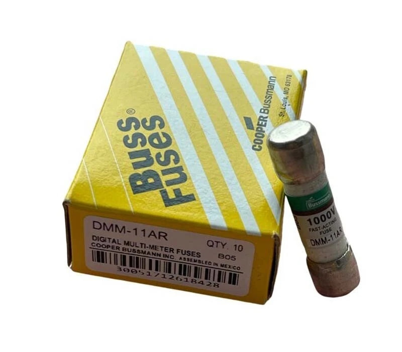 Bussmann DMM-11AR Fuse 250VAC 10A 5x20mm
