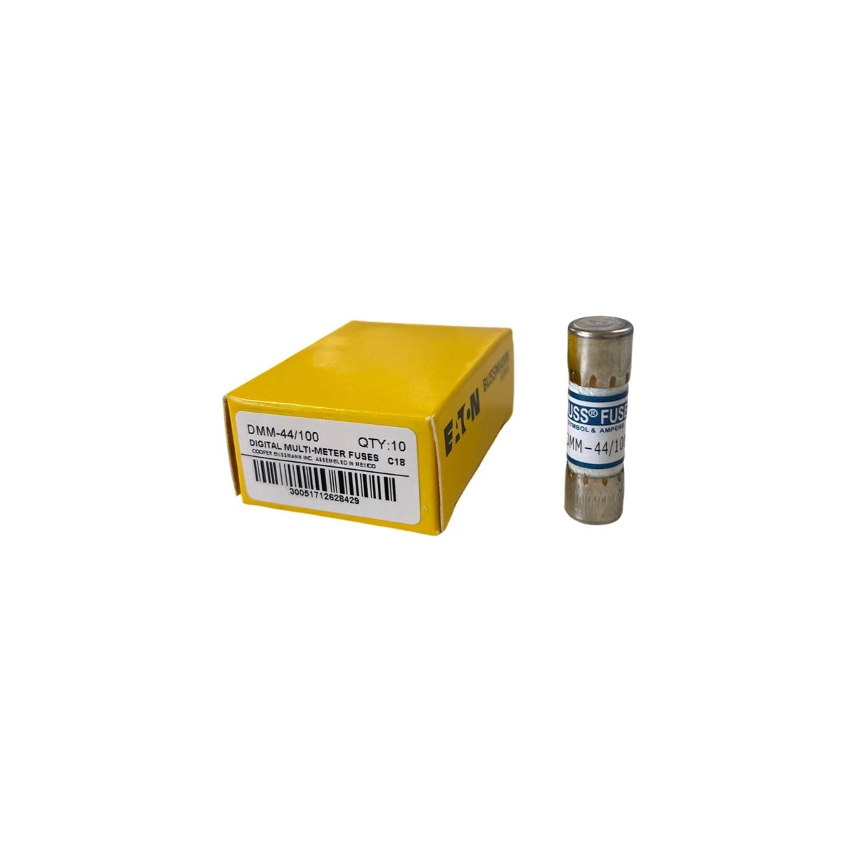 Bussmann DMM-44/100 Fast Acting Fuse 0.44A 1000VAC/DC 10kA