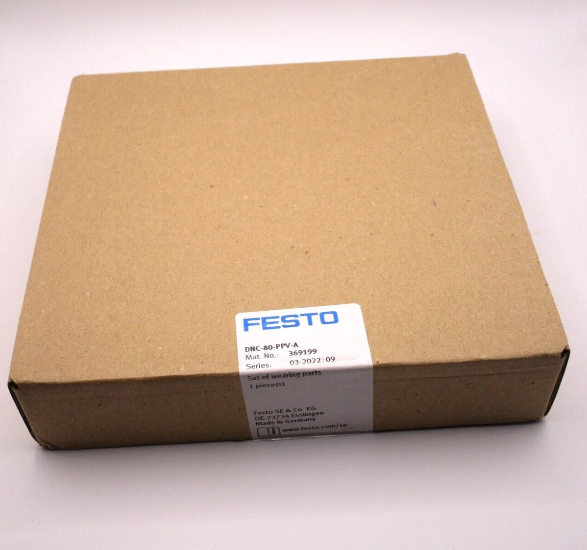 FESTO DNC-80-PPV-A ISO Cylinder 80mm Bore 0.6-12 Bar G3/8