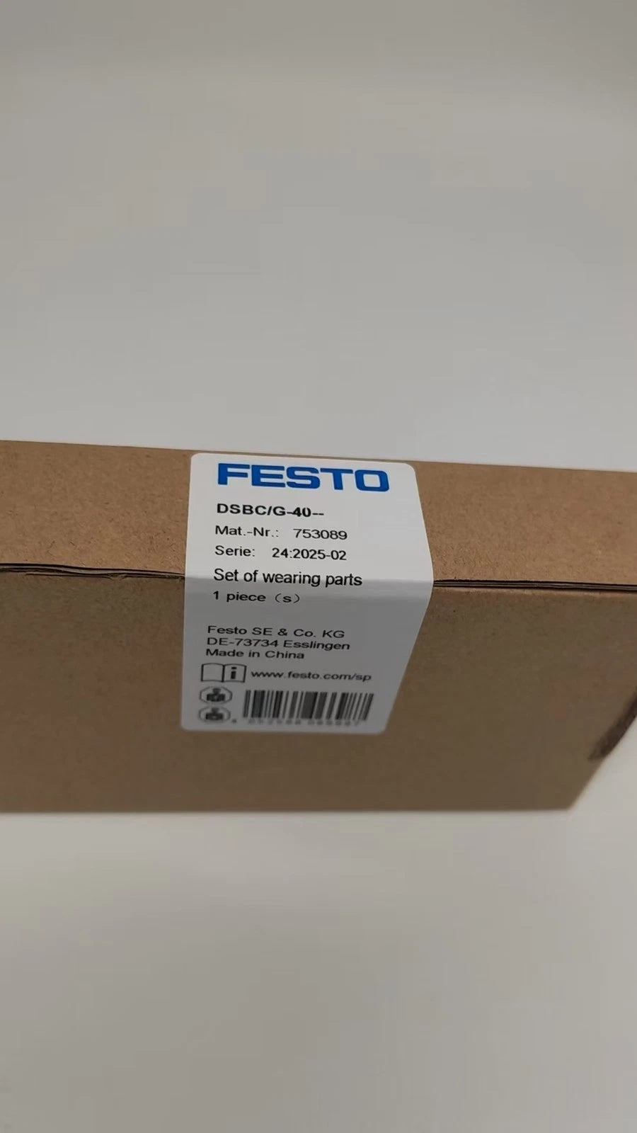 FESTO DSBC/G-40 753089 Cylinder Repair Kit Set of Wearing Parts