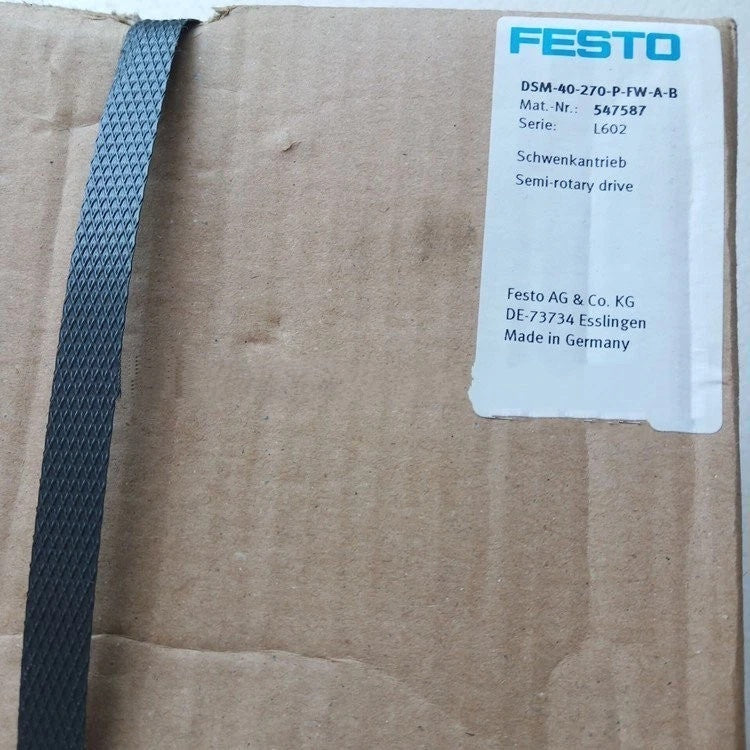 FESTO DSM-40-270-P-FW-A-B Semi-Rotary Drive 270° 20Nm G1/8