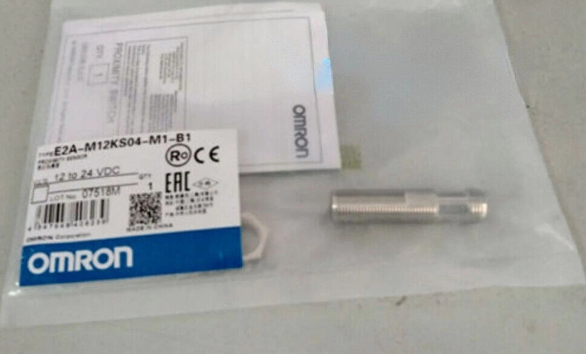 Omron E2A-M12KS04-M1-B1 Inductive Proximity Sensor 4mm PNP NO 10-30VDC