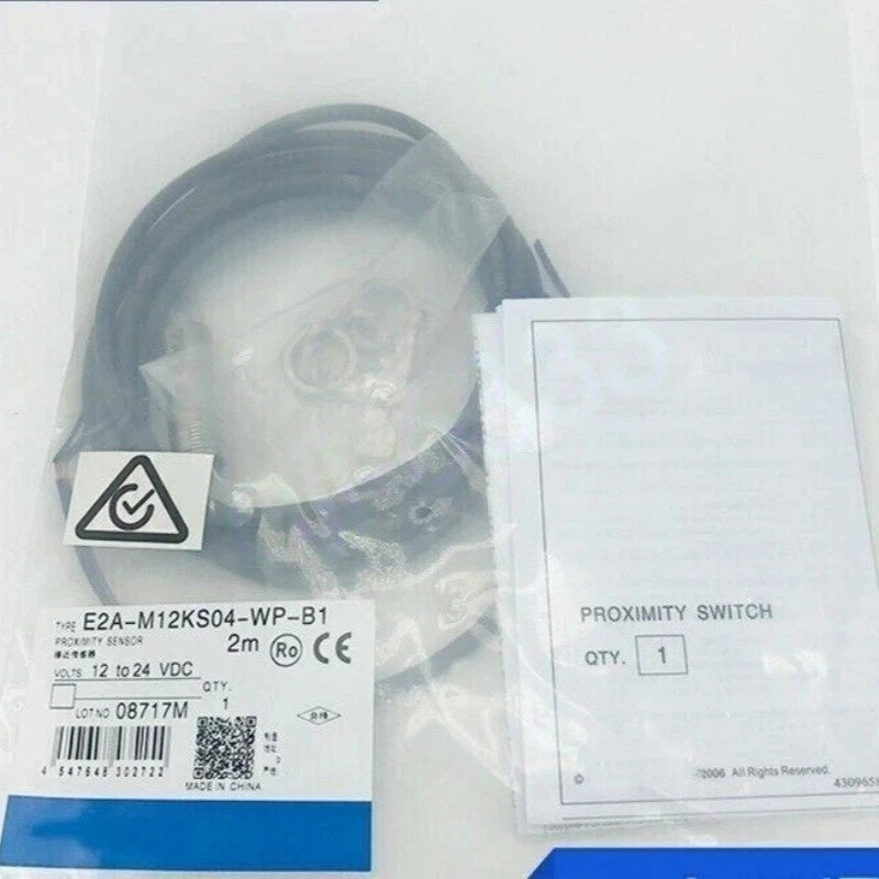Omron E2A-M12KS04-WP-B1 Proximity Switch 4mm PNP NO 10-30VDC