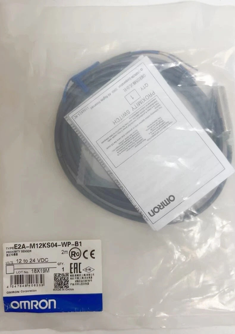 Omron E2A-M12KS04-WP-B1 Proximity Switch 4mm PNP NO 10-30VDC