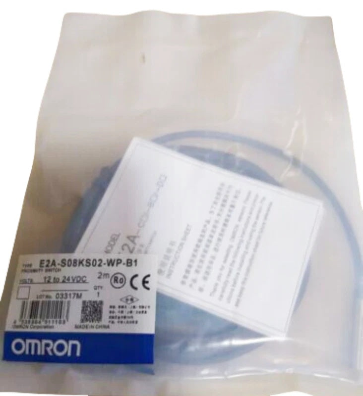 Omron E2A-S08KS02-WP-B1 Proximity Switch 2mm PNP NO 10-30VDC