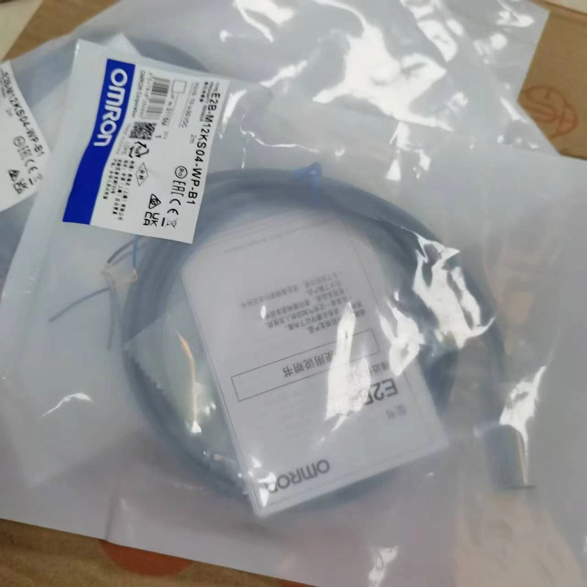 Omron E2B-M12KS04-WP-B1 Proximity Sensor 4mm PNP NO 10-30VDC