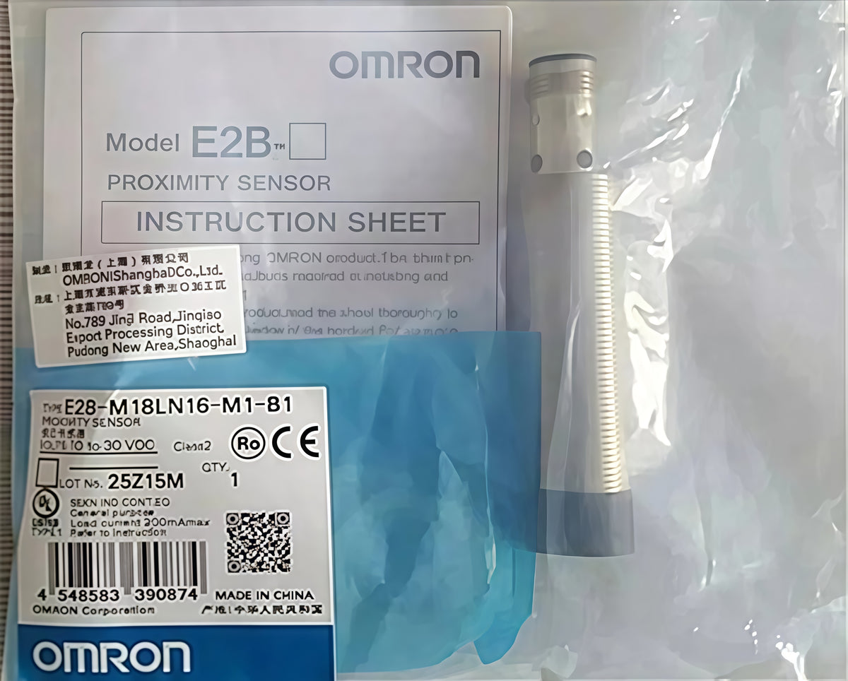 Omron E2B-M18LN16-M1-B1 Proximity Switch 16mm PNP NO 10-30VDC
