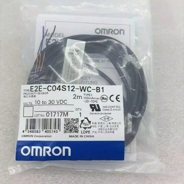 Omron E2E-C04S12-WC-B1 Proximity Switch 1.2mm PNP NO 10-30VDC