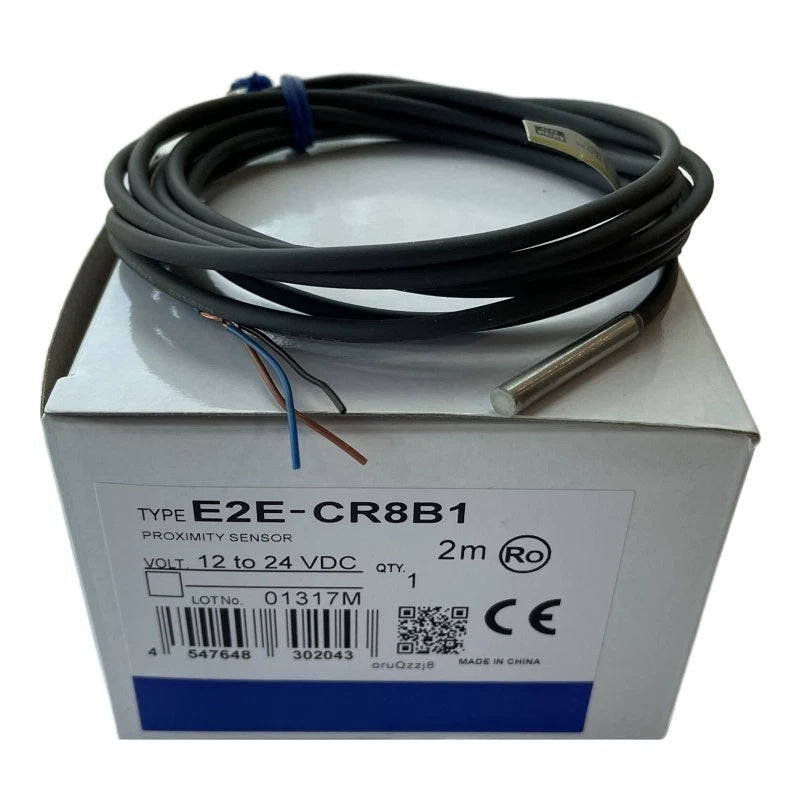 Omron E2E-CR8B1 Sensor 0.8mm PNP NO 10-30VDC