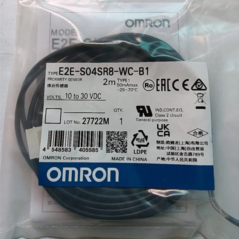 Omron E2E-S04SR8-WC-B1 Proximity Switch 0.8 mm PNP NO for Machine Control