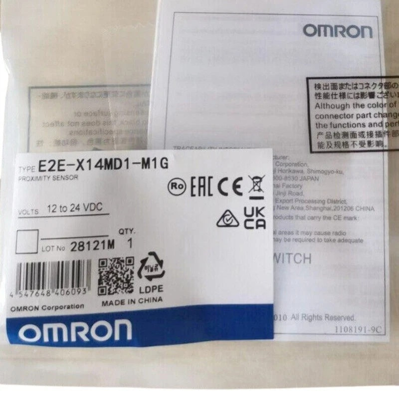 Omron E2E-X14MD1-M1G Proximity Sensor 14mm NO 10-30VDC M18