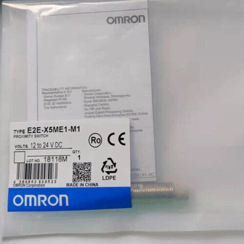 Omron E2E-X5ME1-M1 Proximity Sensor 5mm NPN-NO M12