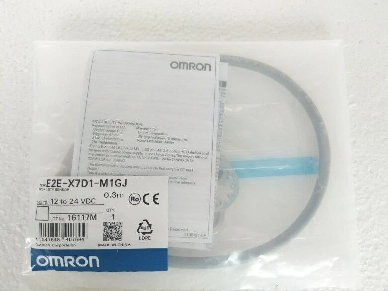 Omron E2E-X7D1-M1GJ Inductive Proximity Sensor 7mm 12-24VDC DC 2-Wire