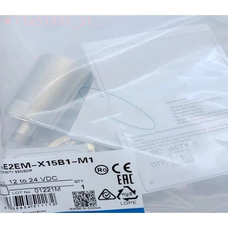 Omron E2EM-X15B1-M1 Proximity Switch 15mm PNP NO 10-30VDC