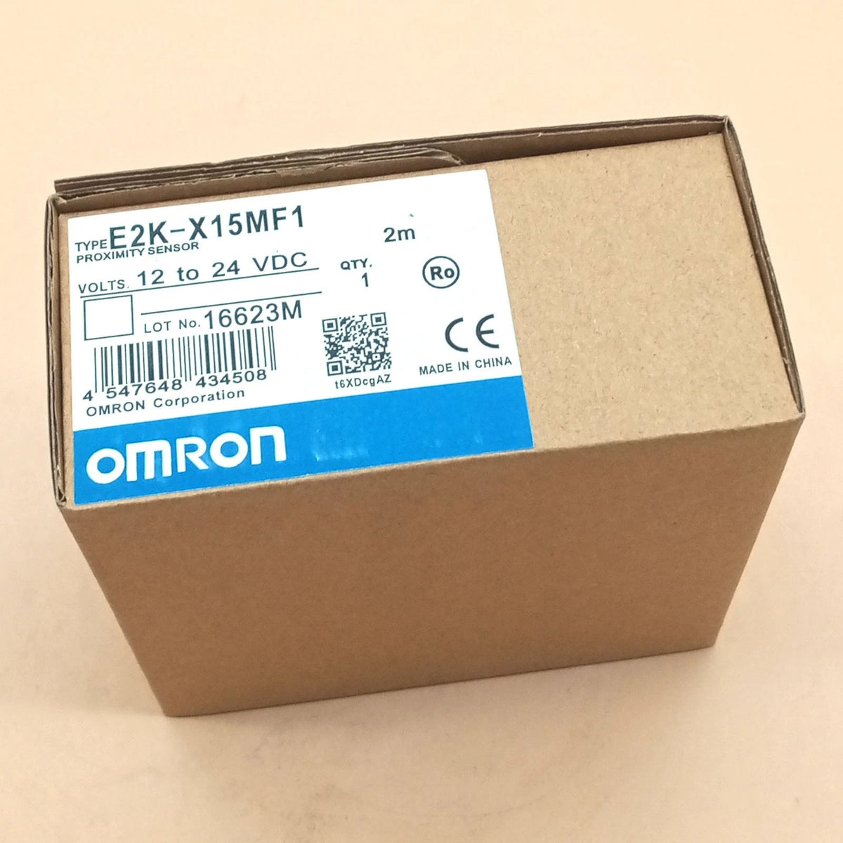 Omron E2K-X15MF1 Capacitive Proximity Sensor 15mm PNP NO 10-30VDC