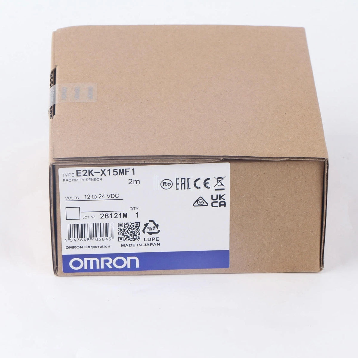 Omron E2K-X15MF1 Capacitive Proximity Sensor 15mm PNP NO 10-30VDC
