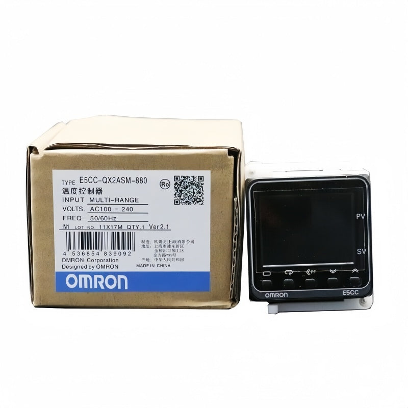 Omron E5CC-QX2ASM-880 Temperature Controller for Industrial Control Applications