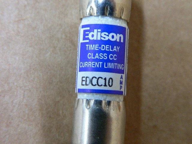 Bussmann EDCC-10 Class CC Time-Delay Fuse 10A 600VAC/300VDC
