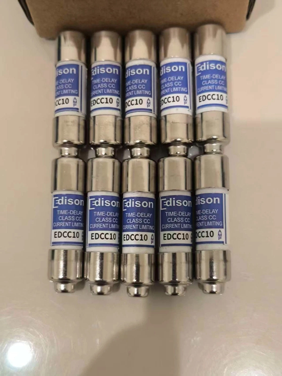 Bussmann EDCC-10 Class CC Time-Delay Fuse 10A 600VAC/300VDC