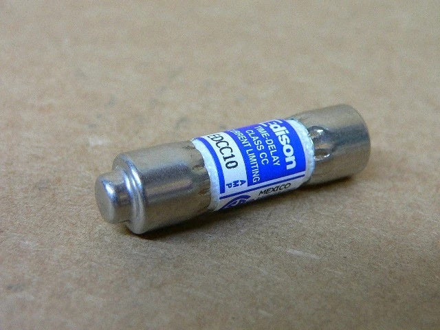 Bussmann EDCC-10 Class CC Time-Delay Fuse 10A 600VAC/300VDC