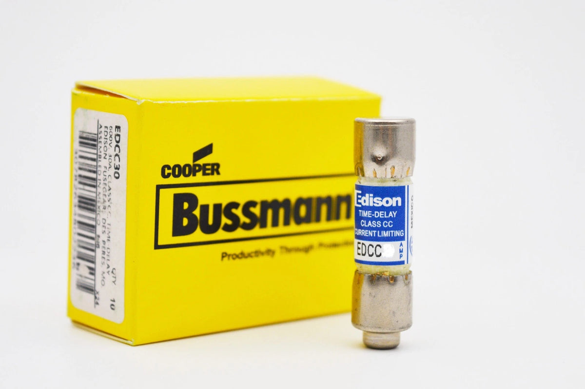 Bussmann EDCC-2 Class CC Time-Delay Fuse 2A 600VAC 300VDC