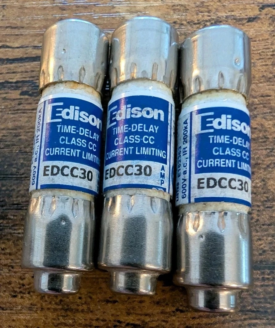 Bussmann EDCC-30 Class CC Time-Delay Fuse 30A 600VAC