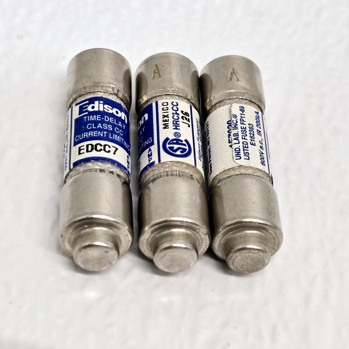 Bussmann EDCC-7 Class CC Time-Delay Fuse 7A 600VAC/300VDC