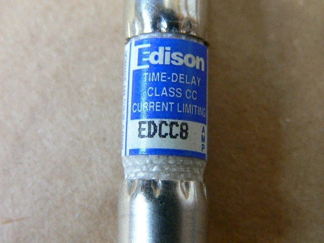 Bussmann EDCC-8 Class CC Time-Delay Fuse 8A 600VAC