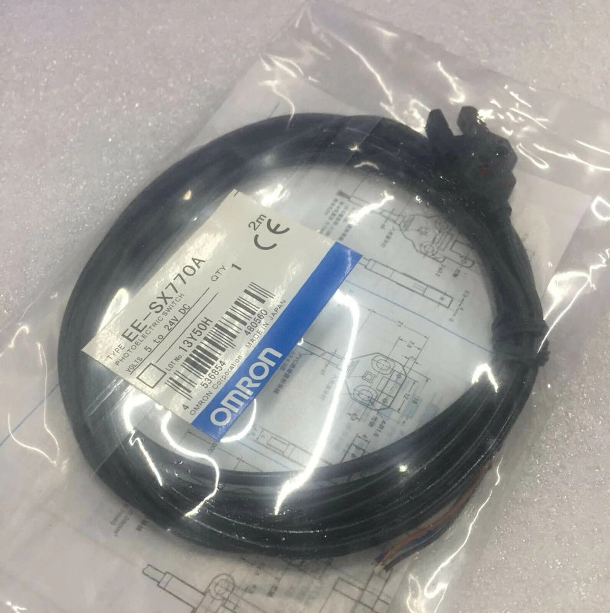 Omron EE-SX770A Photomicrosensor 5mm NPN 5-24 VDC