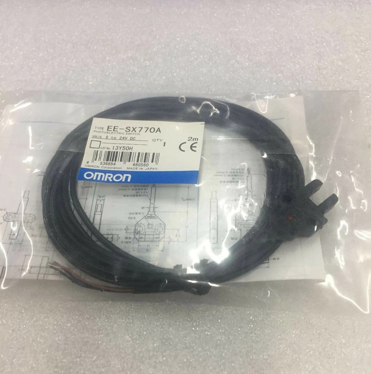 Omron EE-SX770A Photomicrosensor 5mm NPN 5-24 VDC