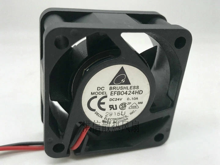 Delta Electronics EFB0424HD DC Axial Fan 24VDC 40x40x20mm 8.54CFM