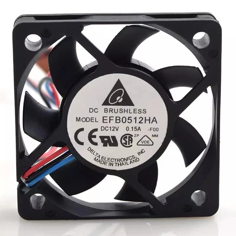 Delta Electronics EFC1248DF-F00 DC Axial Fan 48VDC 0.33A 4-Wire