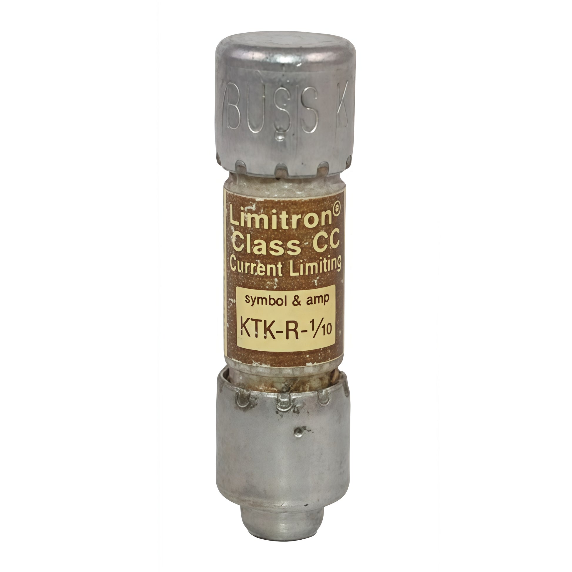 Eaton Bussmann KTK-R-1/10 Class CC 0.1A 600V fast-acting fuse