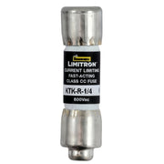 Eaton Bussmann KTK-R-1/4 Class CC 0.25A 600V fast-acting fuse