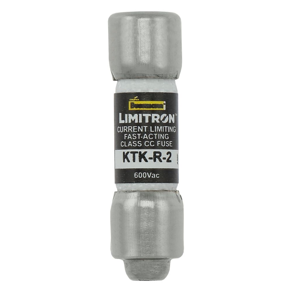 Eaton Bussmann KTK-R-2 Class CC 2A 600V fast-acting fuse
